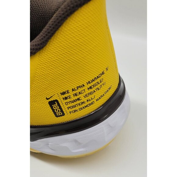 Nike Alpha Huarache Elite 3 Metal Baseball Cleats CZ6543-200 - Picture 8 of 12